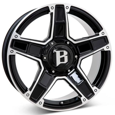Kuva Ballistic Dakota Black Polished 9x22 6/114.3 ET43 B66.1