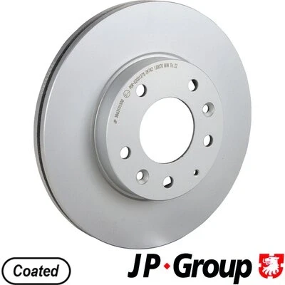 Kuva JP GROUP 3863101500 Jarrulevyt Etuakseli 274 24 5 Tuuletettu pinnoitettu MAZDA: 6 Farmari, Hatchback, Sedan