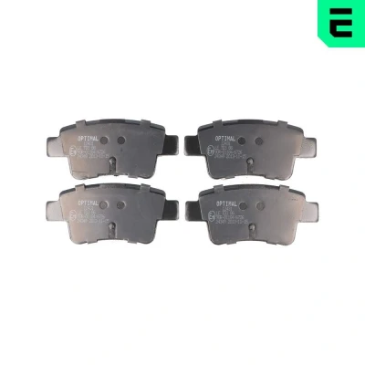 Kuva OPTIMAL BP 12431 Jarrupalat Taka akseli Ilman kulumisenilmaisinta, Ei kulumisenilmaisimelle OPEL: Corsa D Hatchback, FIAT: Grande Punto Hatchback