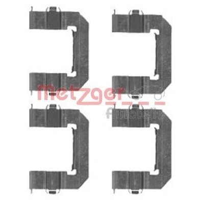 Kuva METZGER 109 1761 Tarvikesarja, Jarrupala CHEVROLET: Captiva, OPEL: Antara