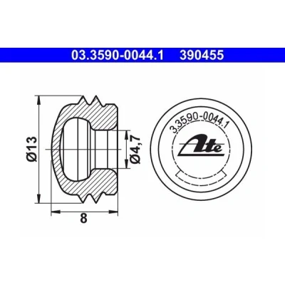 Kuva ATE 03.3590 0044.1 Korkki / Kansi