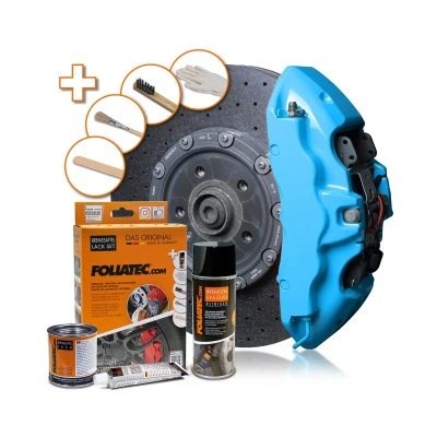 Kuva FOLIATEC 2178 Jarrusatulamaali aerosoli 400, 125, 50 Vaaleansininen
