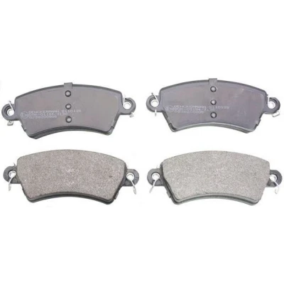 Kuva DENCKERMANN B110128 Jarrupalat Etuakseli Ilman kulumisenilmaisinta PEUGEOT: 206 Hatchback, 306 Sedan, CITROËN: Xsara Farmari