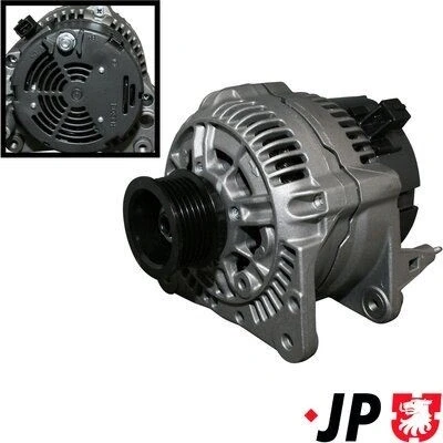 Kuva JP GROUP 1190103000 Laturi 12V 70A VOLKSWAGEN: Golf 4, New Beetle Hatchback, AUDI: A3 SKODA: Octavia I Hatchback