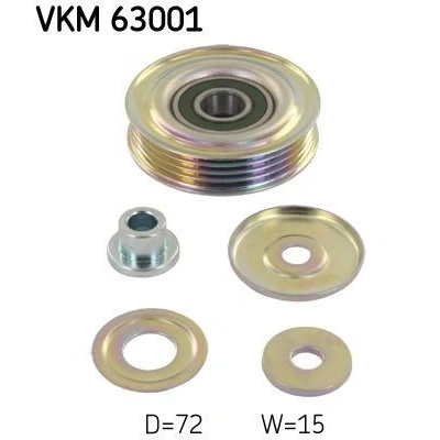 Kuva SKF VKM 63001 Ohjainrulla HONDA: CR V 1, HR I