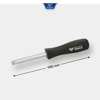 Kuva KS TOOLS BT020901 Neliskulma väännin 150 6,3 (1/4&quot;) neliönmuotoinen (square)