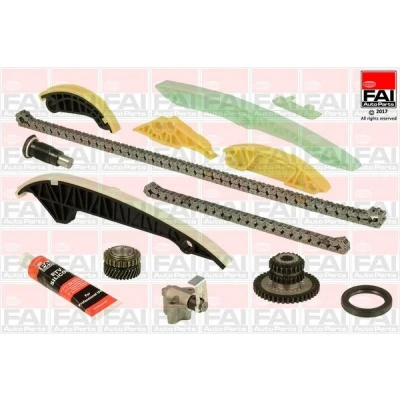 Kuva FAI AutoParts TCK222 Jakoketjusarja Tiivisteillä, Hammaspyörillä Yksinkertainen, Ketju hiljainen VOLKSWAGEN: Beetle Hatchback, Passat B6 Variant