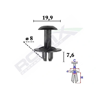 Kuva ROMIX C70578 Suoja /Koristelista FORD: Transit V363 Bussi
