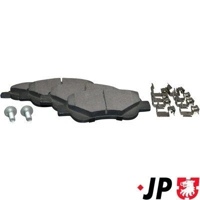 Kuva JP GROUP 4863602610 Jarrupalat Etuakseli Ilman kulumisenilmaisinta TOYOTA: Aygo, PEUGEOT: 107 Hatchback, CITROËN: C1 I