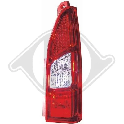 Kuva DIEDERICHS 4013692 Takavalot Oikea Taka osa Ilman lampun kantaa CITROËN: Berlingo II, II Van, PEUGEOT: Partner Van