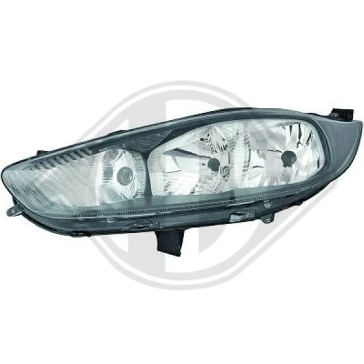 Kuva DIEDERICHS 1405980 Ajovaloumpio Oikea H7, H15 Valokorkeussäätimen moottorilla FORD: FIESTA 6