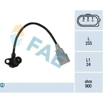 Kuva Kierroslukuanturi Audi, Seat, Skoda, Vw OE 06A 906 433 K, 82490849