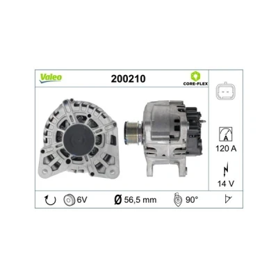 Kuva VALEO 200210 Laturi 14V 120A RENAULT: MEGANE 3 Grandtour, CLIO 2, LAGUNA DACIA: Duster SUV