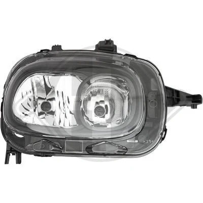 Kuva DIEDERICHS 4007082 Ajovaloumpio Oikea H7/H7 CITROËN: C3 III