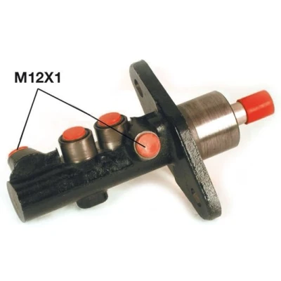Kuva BOSCH 0 986 480 678 Jarrupääsylinteri 2 22,23mm ilman jarrunestesäiliötä Valurauta M 12 x 1