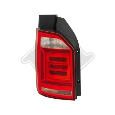 Kuva DIEDERICHS 2274195 Takavalot Vasen LED punainen Ilman lampun kantaa VOLKSWAGEN: Multivan 6, Transporter 6