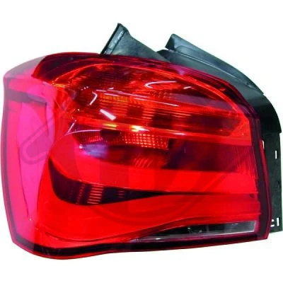 Kuva DIEDERICHS 1281190 Takavalot Oikea P21W, LED Ilman lampun kantaa BMW: 1 Hatchback