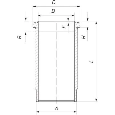 Kuva Sylinteriputki MAHLE ORIGINAL 037 WN 30 01