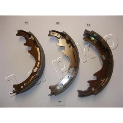 Kuva JAPKO 55136 Jarrukengät Taka akseli 255 61,6 NISSAN: Pick Up