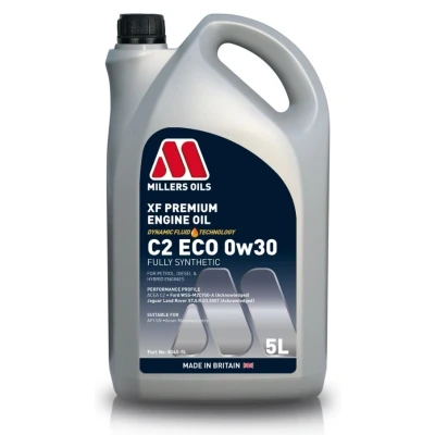 Kuva Millers Oils Xf Premium C2 ECO 0W 30 5l Moottoriöljy 8045 5 FORD: KUGA 2, Transit Custom V362 Van, Mk7 TOYOTA: Yaris II Hatchback
