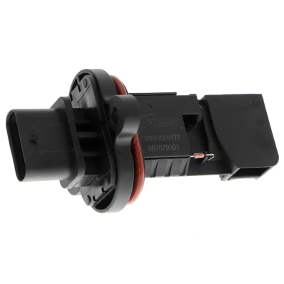Kuva VEMO V20 72 5177 Ilmamassamittari Ilman koppaa Q+, original equipment manufacturer quality BMW: 5 Touring, Sedan, X5