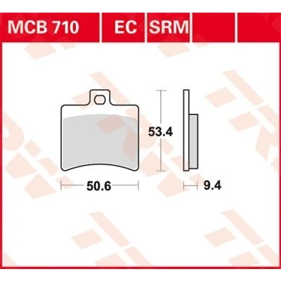 Kuva TRW Organic Low Budget MCB710EC Jarrupalat