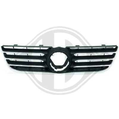 Kuva DIEDERICHS Priority Parts 2205141 Etusäleikkö Kromi, Musta VOLKSWAGEN: Polo IV Hatchback