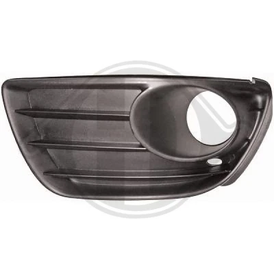 Kuva DIEDERICHS Priority Parts 3454049 Puskurin Ritilä Vasen Sumuvaloilla vasrustetuille autoille FIAT: Punto II Hatchback