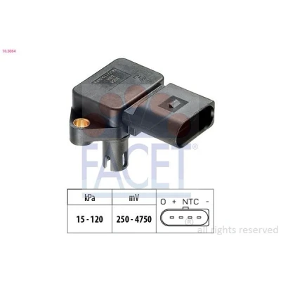Kuva FACET 10.3084 Paineilma Anturi, Korkeus Made in Italy OE Equivalent VOLKSWAGEN: Golf 4