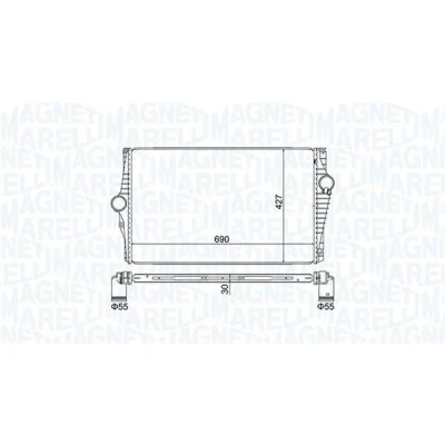 Kuva MAGNETI MARELLI 351319205220 Välijäähdytin VOLVO: XC90 I