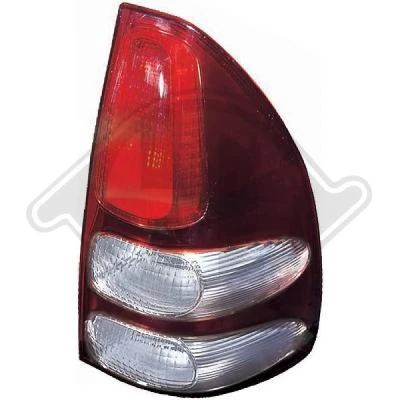 Kuva DIEDERICHS 6673890 Takavalot Oikea W16W, WY21W, W21/5W TOYOTA: Land Cruiser Prado 120