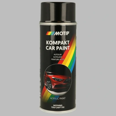 Kuva MOTIP 51076 Ajoneuvo yhdistelmämaali 400ml aerosoli harmaa Kompakt red glossy 12 ml