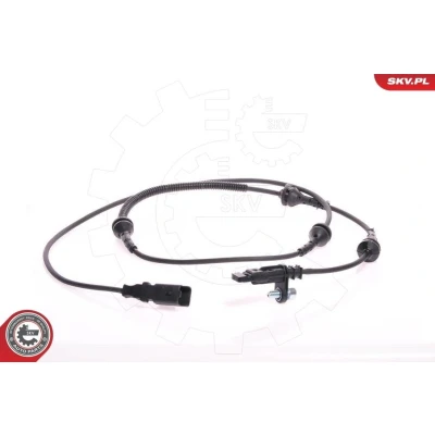 Kuva ESEN SKV 06SKV105 ABS Anturi Etuakseli 2 napaa 1200mm 12V Sähköinen musta Soikea Uros PEUGEOT: 407 Sedan, SW, Coupe, CITROËN: C6 Sedan