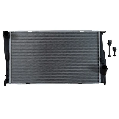 Kuva NRF EASY FIT 53472 Jäähdytin Alumiini 600 345 33 asennusosilla Jäähdytysrivat juotetut BMW: 3 Touring, Sedan, 1 Coupe