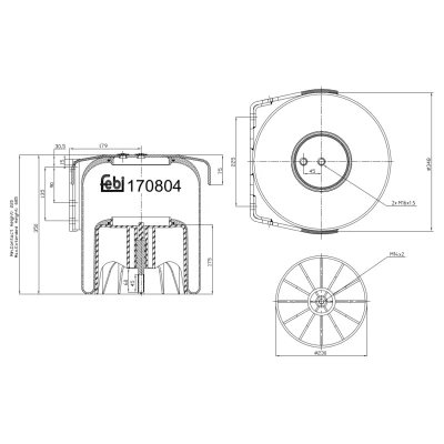 Kuva FEBI BILSTEIN 170804 Metallipalje, ilmajousitus