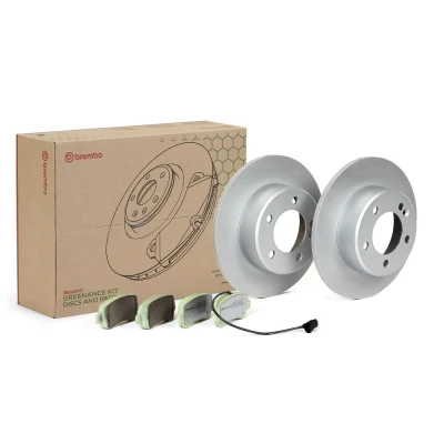 Kuva BREMBO KT 10 037 Jarrupalasarja Levyjarru täysi Ilman tarvikkeita Ruuveilla Sis. kulumisenilmaisimen