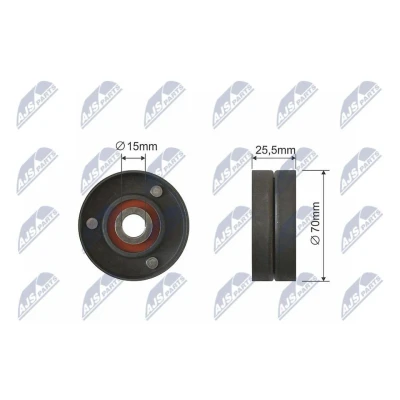 Kuva Kiristysrulla, kiilahihna BMW, LAND ROVER, OPEL OE 11 28 2 248 483, 354 131, 11282248483