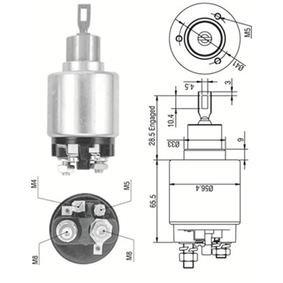 Kuva Magneettikytkin, käynnistin MAGNETI MARELLI 940113050323