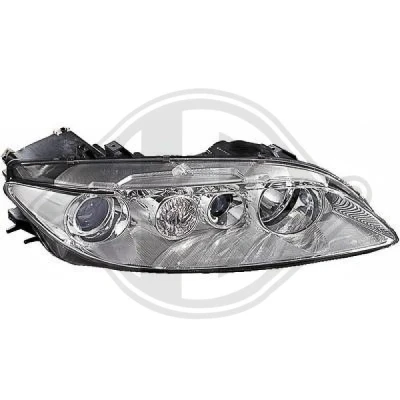 Kuva DIEDERICHS 5625082 Ajovaloumpio Oikea H1/H1/H3 sumuvalolla Valokorkeussäätimen moottorilla MAZDA: 6 Hatchback, Farmari, Sedan