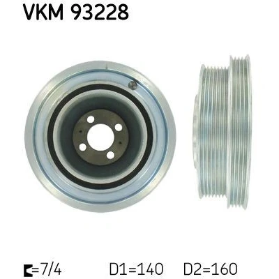 Kuva Hihnapyörä, kampiakseli SKF VKM 93228