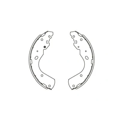 Kuva KAVO PARTS KBS 5404 Jarrukengät 294 57 FORD: Ranger Mk2