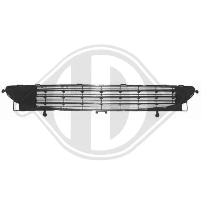 Kuva DIEDERICHS Priority Parts 4234045 Puskurin Ritilä Keskellä PEUGEOT: 307 Hatchback, Farmari