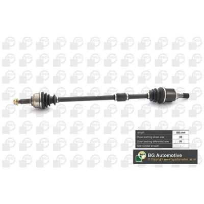 Kuva BGA DS6310R Vetoakseli Etuakseli, oikea 890, 894 NISSAN: Note I, MICRA 3