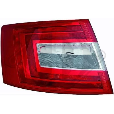 Kuva DIEDERICHS 7832091 Takavalot Vasen H21W, PY21W, P21W, W5W SKODA: Octavia 3 Schrägheck