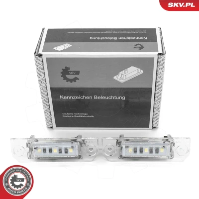Kuva ESEN SKV 72SKV518 Rekisterikilven Valo LED Vasen, Oikea VOLKSWAGEN: Golf 4 Cabrio, 4, Variant