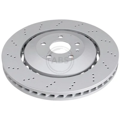 Kuva A.B.S. jarrulevy AUDI: Q3 365mm 34mm 5 aukko 112mm rei&#039;itetty/tuuletettu sisältä, kaksiosainen pinnoitettu 18760 8U0615301A,8U0615301B