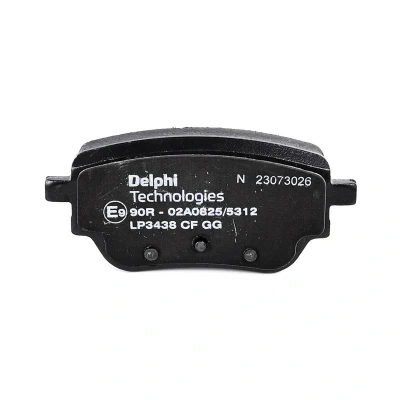 Kuva DELPHI LP3438 Jarrupalat Ei kulumisenilmaisimelle Huudonvaimennuspellillä Tarvikkeilla MERCEDES BENZ: A sarja