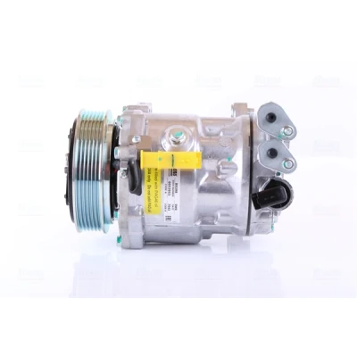 Kuva NISSENS 89398 Ilmastoinnin Kompressori SD7C16 12 PAG 46 R 134a CITROËN: C5 III Farmari, PEUGEOT: 407 Sedan