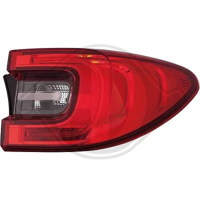 Kuva DIEDERICHS 4446090 Takavalot Oikea Uloin osa PY21W, LED