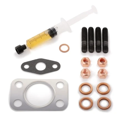 Kuva AJUSA JTC11351 Asennussarja Turboahdin with studs, syringe oil Tiivisteillä asennusohjeella VOLVO: V50, V70 3, S40 II, PEUGEOT: 308 I SW, 5008